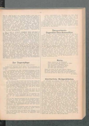 Zur Jugendpflege : 6. Jungdeutschland-Bund und kath. Jünglingsvereine