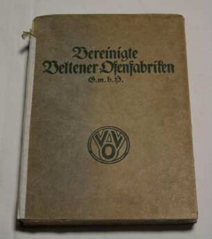 Musterbuch Vereinigte Veltener Ofenfabriken GmbH