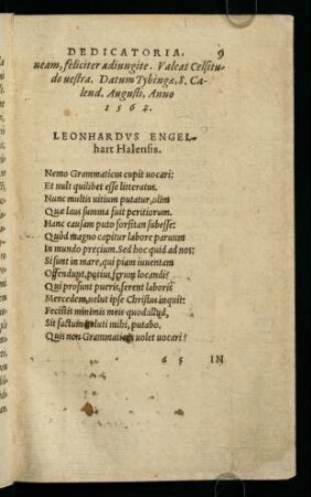 Leonhardus Engelhart Halensis