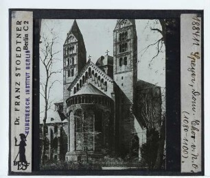 Speyer, Dom : Außenansicht von NO, Chor