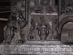 Sebaldusgrabmal — Sitzender Jupiter zwischen Adler und Ziege
