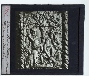 karolingisch, Flabellum aus Tournus (Florenz Bargello Carr. 31) : Relief