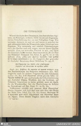 Die Tetralogie