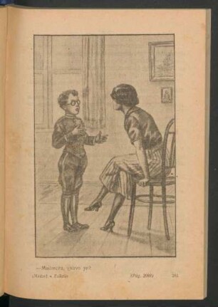 - Madrecita, ¿sirvo yo ? - [Ilustración]