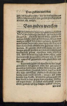 Van guden wercken