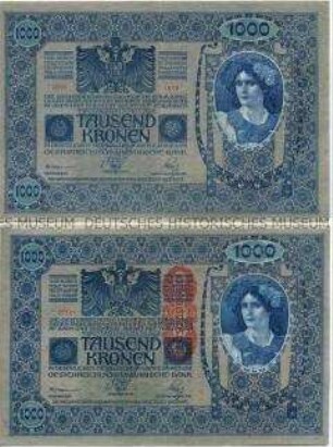 Deutsch-Österreich, 1000 Kronen