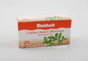 Packung "Ceylon-Assam-Mischung" der "Reichelt" - Eigenmarke