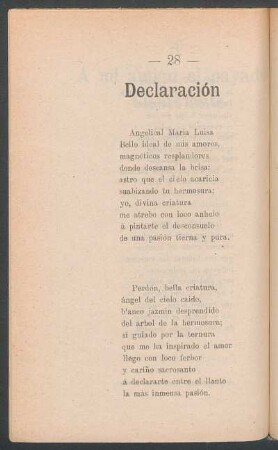 Declaración