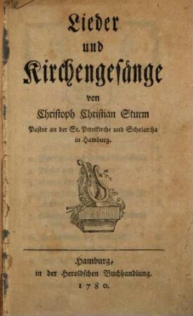 Lieder und Kirchengesänge