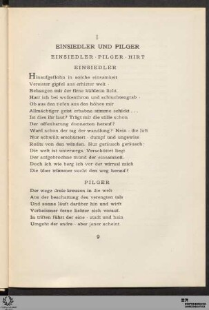 1. Einsiedler und Pilger