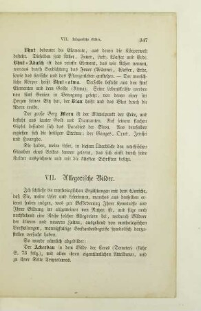 VII. Allegorische Bilder