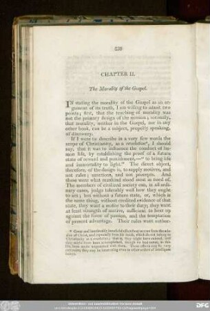 Chapter II. The Morality of the Gospel.