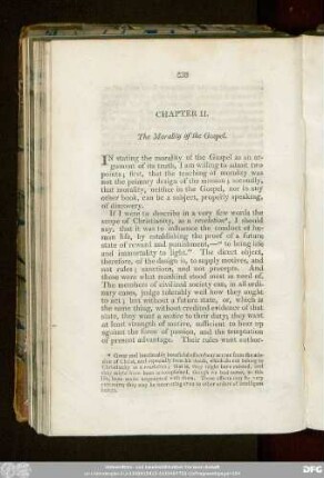 Chapter II. The Morality of the Gospel.