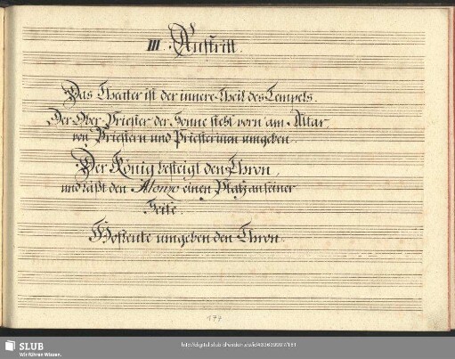 3. Auftritt: No 8: Geist aller Welten