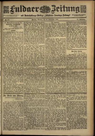 Ausgabe vom Montag, den 10. September 1900.