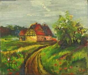 Gehöft in Landschaft