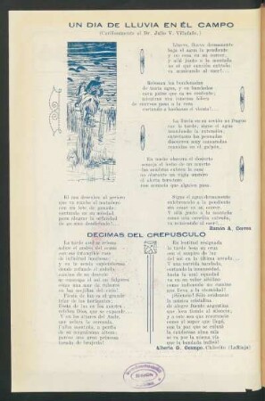 Un día de lluvia en él campo : (Cariñosamente al Dr. Julio V. Villafañe.)