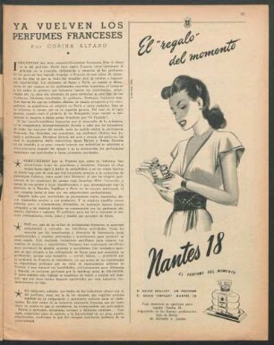 Ya vuelven los perfumes franceses