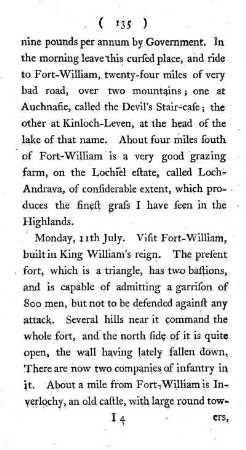 Fort-William, with the neighbouring Lakes
