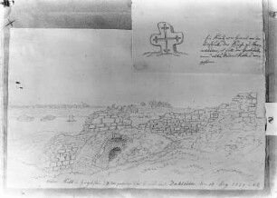 Zeichnung der Ruine Dahlen