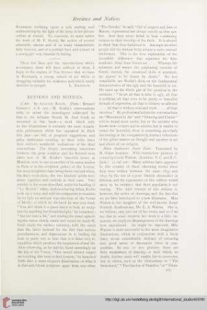 Reviews and notices