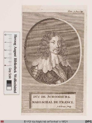 Bildnis Frédéric-Armand de Schomberg (1674 duc) (eig. Friedrich Hermann von Schönberg)