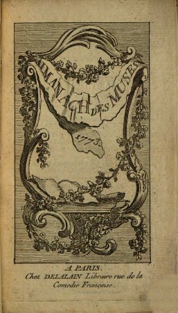 Almanach des muses : ou choix des poésies fugitives. 1773