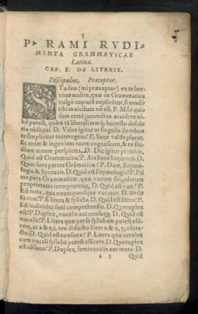 P. Rami Rudimenta Grammaticae Latinae.