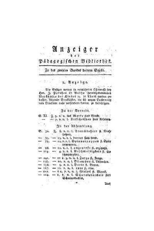 Anzeiger der Pädagogischen Bibliothek