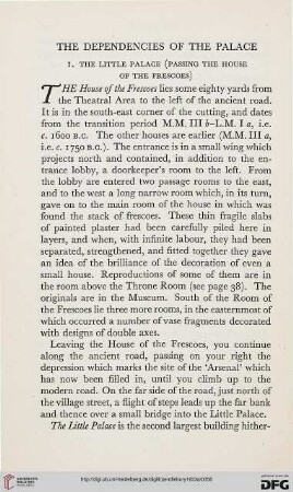 The dependencies of the palace
