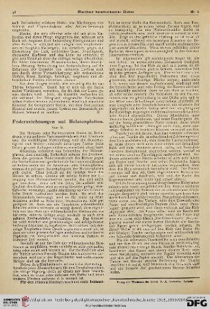 15: Federzeichnungen auf Holztonplatten