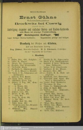 Brockwitz bei Meißen mit Clieben