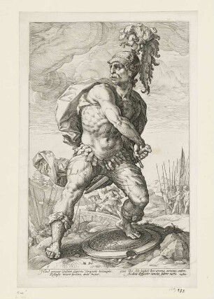 Titus Manlius Torquatus, Blatt 5 der Folge "Römische Helden"