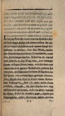 Nekrolog für Freunde deutscher Literatur : ... Stück, welches d. Verz. sämtl. im Jahr ... verstorbener dt. Schriftsteller u. ihrer Schriften enth. 3. 1793 (1797)