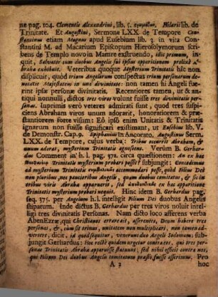 De irregularium verborum: Sum et fero, flexionibus quatuor orationes ... intimat M. Joh. Fridericus Treiber : [praefatus de celebrioribus apparitionibus Veteris Testamenti]