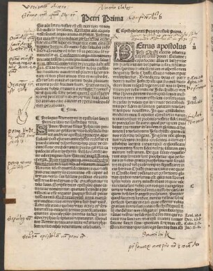 Epistola beati Petri apostoli Prima.
