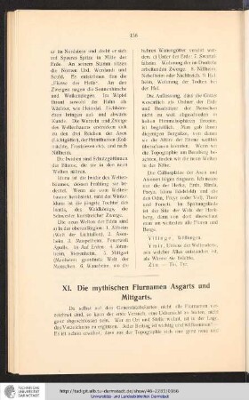 Die mythischen Flurnamen Asgarts und Mittgarts