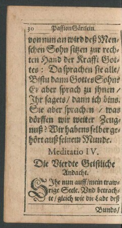 Meditatio IV.