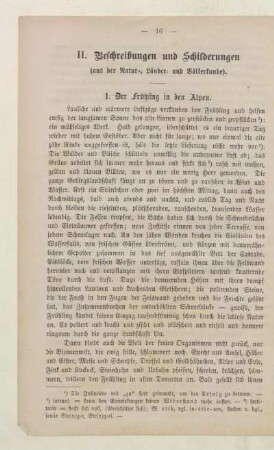 II. Beschreibungen und Schilderungen