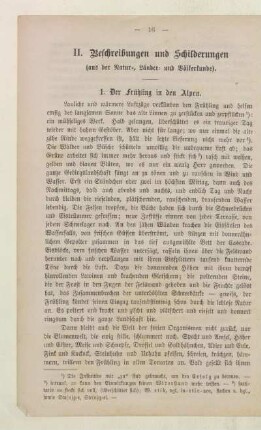 II. Beschreibungen und Schilderungen
