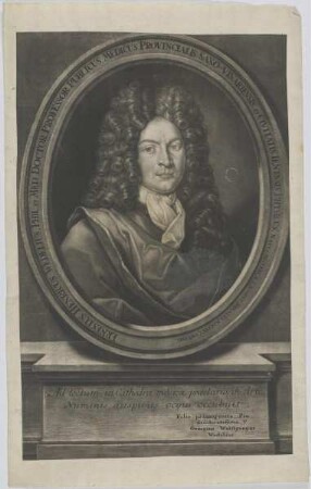 Bildnis des Ernstvs Henricvs Wedelvs