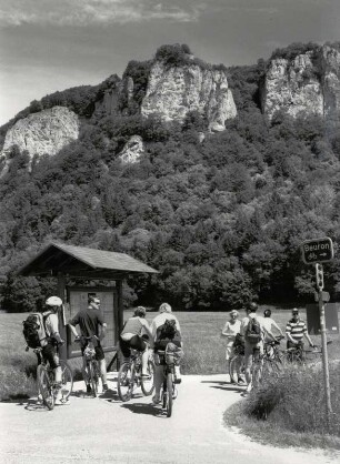 Radwanderweg bei Hausen