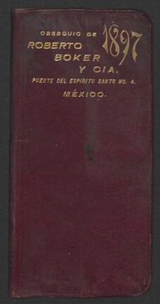 [22]: [Notizbuch, ohne Titel / Taschenkalender von 1897]
