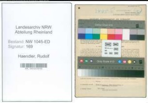 Entnazifizierung Rudolf Haendler , geb. 27.09.1894 (Lehrer)