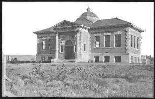 Lewiston, Idaho. Carnegie Library, vor Fertigstellung