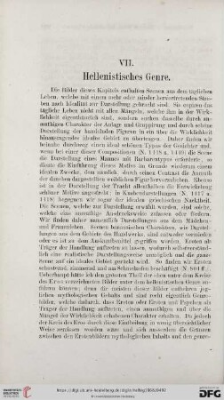 VII. Hellenistisches Genre