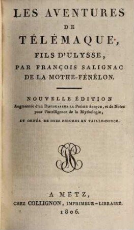 Les aventures de Télémaque