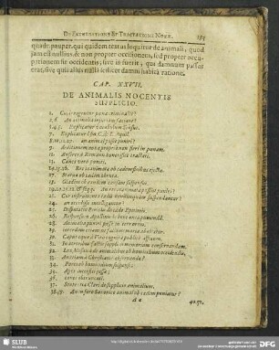 Cap. XXVII. De Animalis Nocentis Supplicio