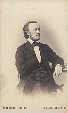 Richard Wagner, sitzend