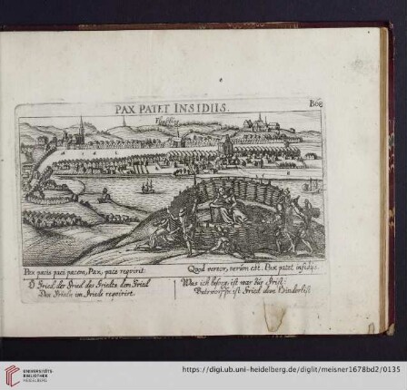 B68. Flenßburg, "Pax patet insidiis"